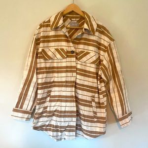 Everlane oversized plaid jacket